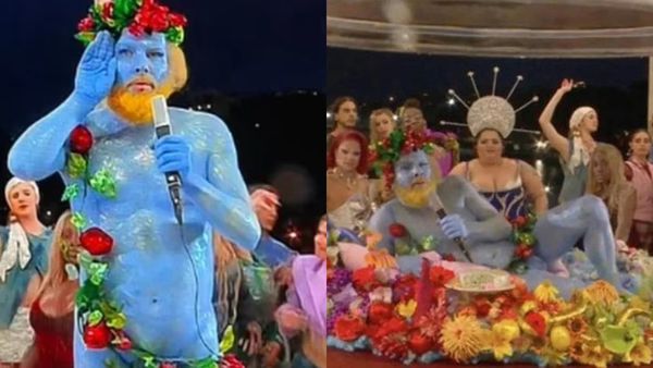 The Unexpected Blue Scrotum Performance at the Olympic Opening Ceremony