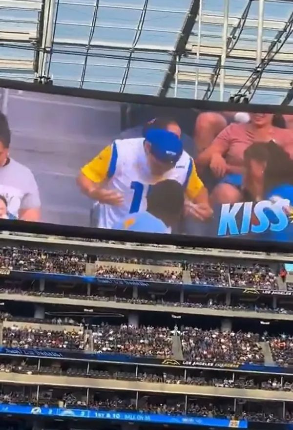 viral kiss cam sparks debate over staged drama or real rejection 2998