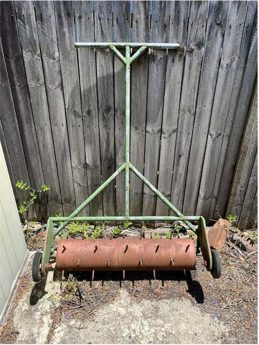 Discover the Vintage Lawn Aerator: A Stroll Down Gardening Memory Lane