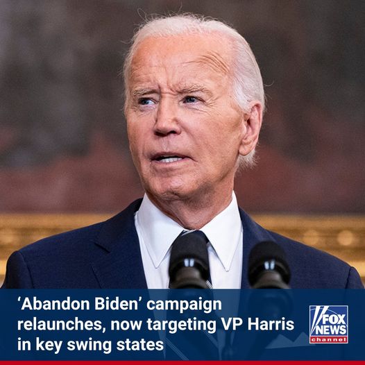 Abandon Biden Campaign Reignites, Aims at Harris in Pivotal Swing States