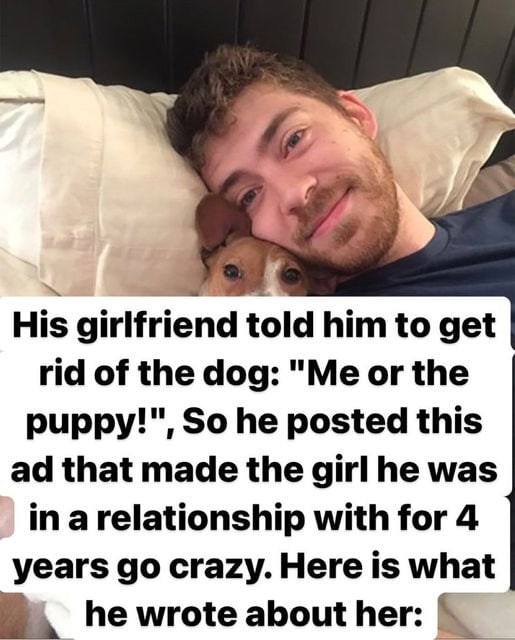 Girlfriend Demands Man to Choose Between Her and His Beagle – His Hilarious Response Goes Viral