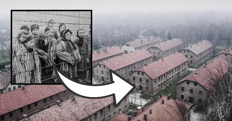 Drone’s Eye-Opening Journey: The Haunting Scars of Auschwitz