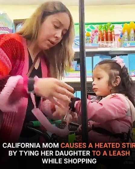 California Mom Sparks Debate by Leashing Daughter While Shopping: A Love or Loathe Discussion