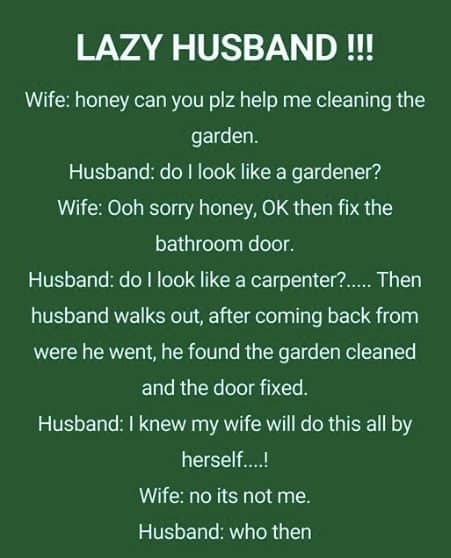 The Ultimate Manual for Handling a Lazy Husband: A Hilarious Tale