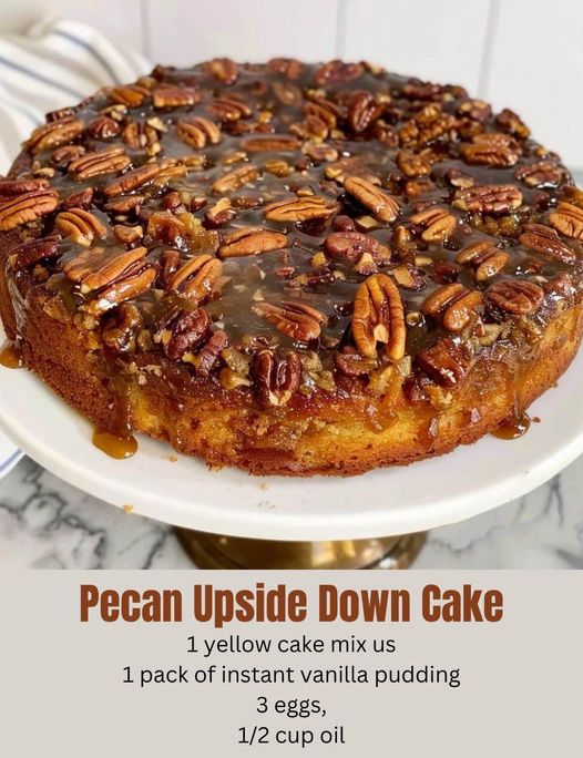 Pecan Upside Down Cake: A Slice of Nostalgic Southern Delight