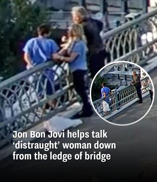 Jon Bon Jovi Heroically Saves Woman from Bridge Jump; Watch the Emotional Rescue Unfold