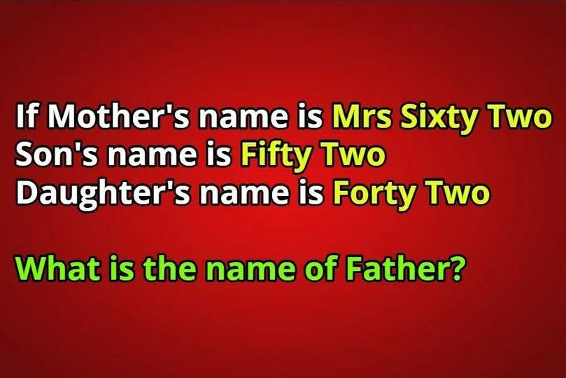 Solving the Mystery: What’s the Father’s Name?