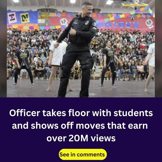 20 Million People Have Watched This Cop Dance With Students