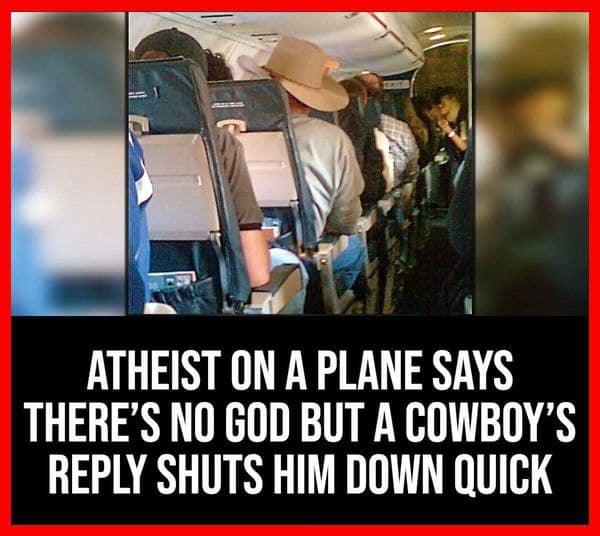 A Cowboy And An Atheist Pass The Time Talking About God