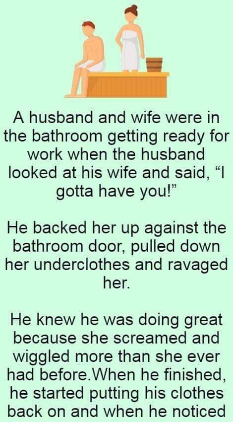 Husband Makes Hilarious Mistake in the Bathroom – A Love Story Gone Awry