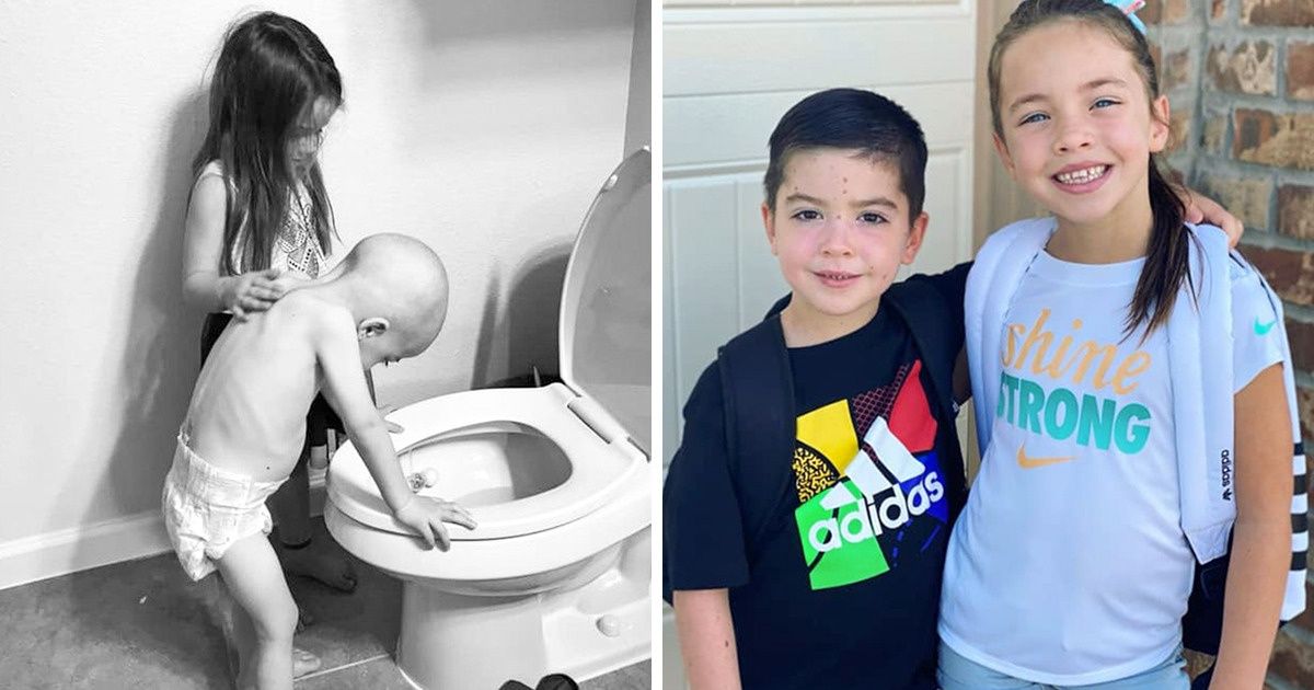 The Viral Little Warrior: Beckett Beats Cancer and is Back in School!