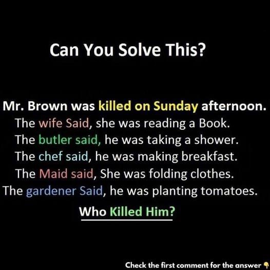 Unmasking the Killer: Can You Solve This Classic Mystery Before Time Runs Out?